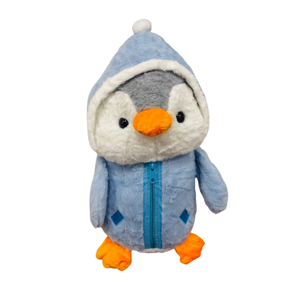 Pelúcia Pinguim com Touca 45 CM