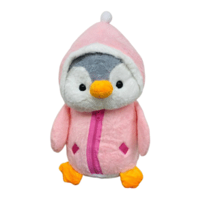Pelúcia Pinguim com Touca 45 CM