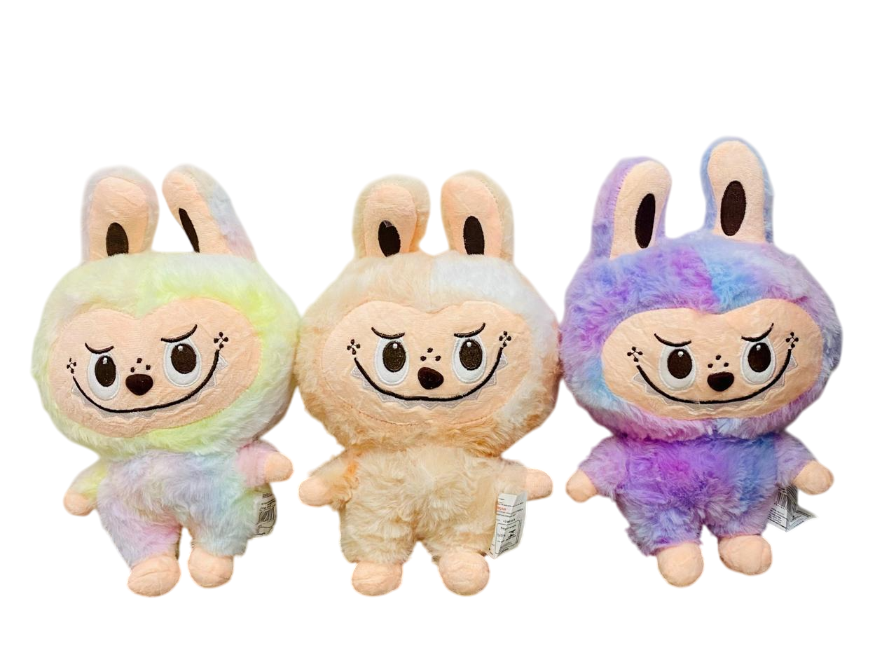 PELÚCIA MINI LABUBU COLORIDO 25 CM