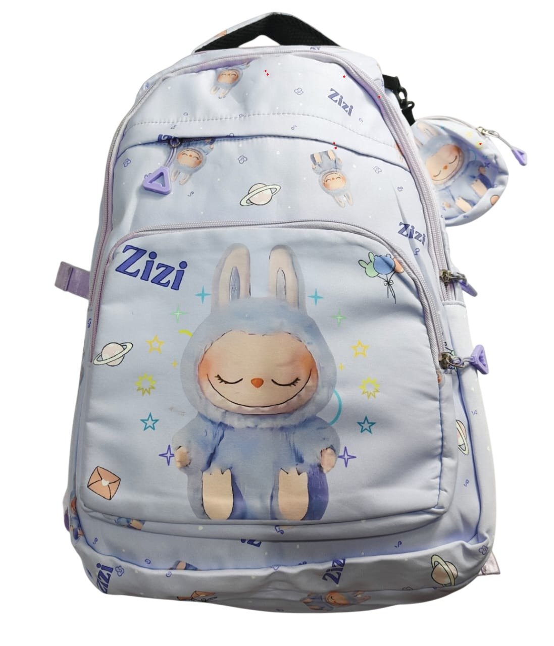 Mochila Escolar Infantil Labubu 45 cm - Imagem 6