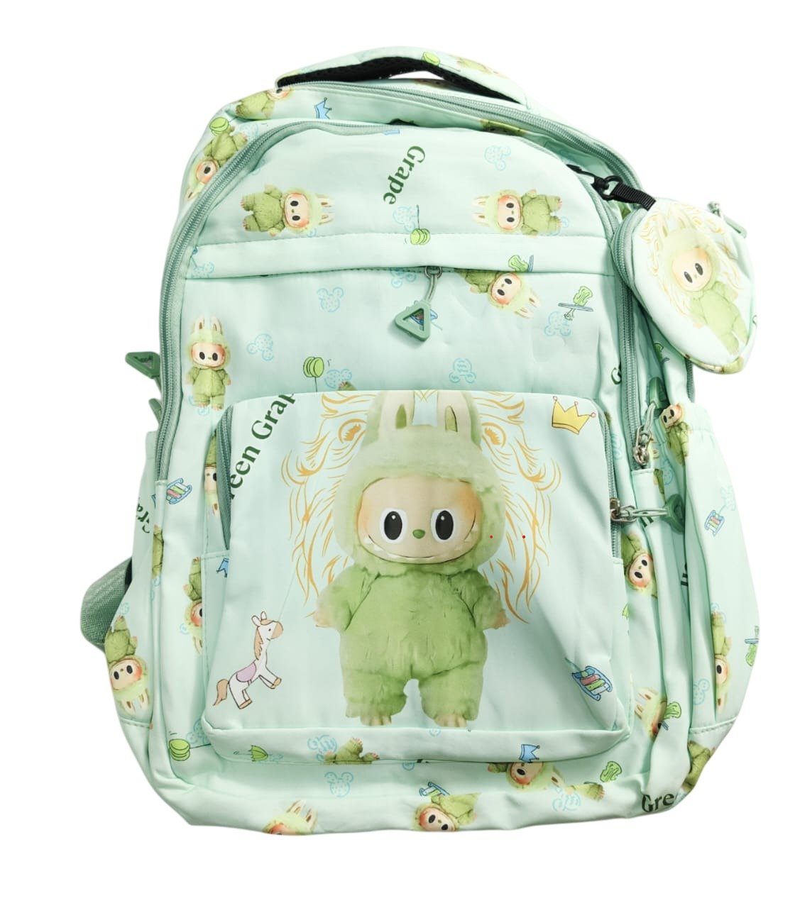 Mochila Escolar Infantil Labubu 45 cm - Imagem 4