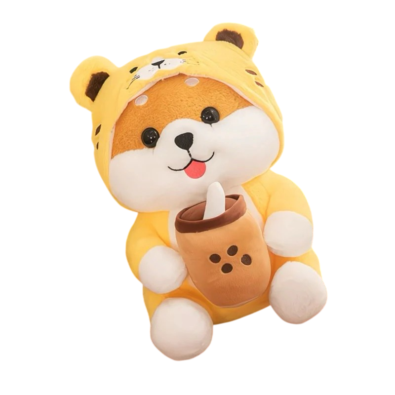 Pelúcia Urso Com Touca De Tigre 30cm Que Une Fofura e Tendência - Imagem 4