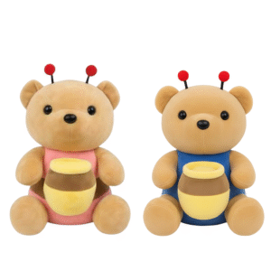 Pelúcia Abelha Pote de Mel 30 CM