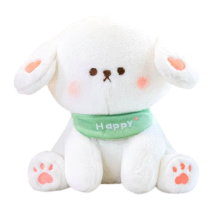Pelúcia Cachorrinho Happy 40 CM – Super Fofa, Macia e Perfeita para Presentear