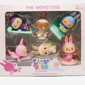 BRINQUEDO LABUBU COM 6 PEÇAS