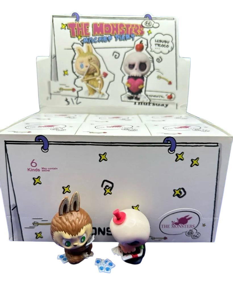 BRINQUEDO LABUBU SAQUINHO SUPRESA COM 6 PEÇAS