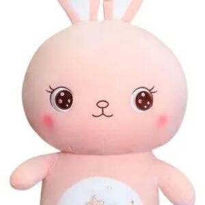 🐰 Pelúcia Coelho Candy Color GIGANTE - 60cm (Super Fofo e Macio!) ✨