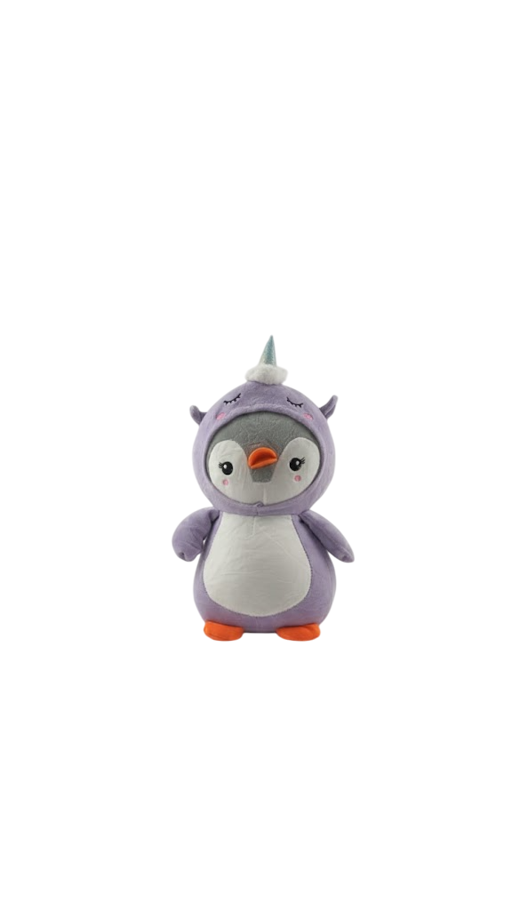 Pelúcia Pinguim Unicórnio 32cm - Imagem 4