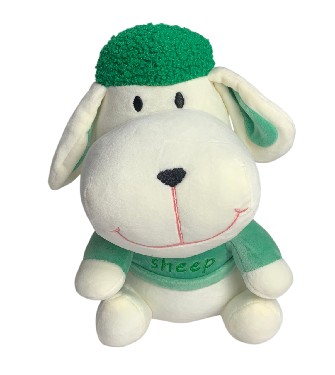 Pelúcia Ovelhinha Sheep Sorridente Verdinho