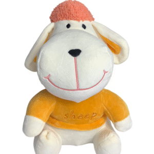 Pelúcia Ovelhinha Sheep Sorridente Laranjinha
