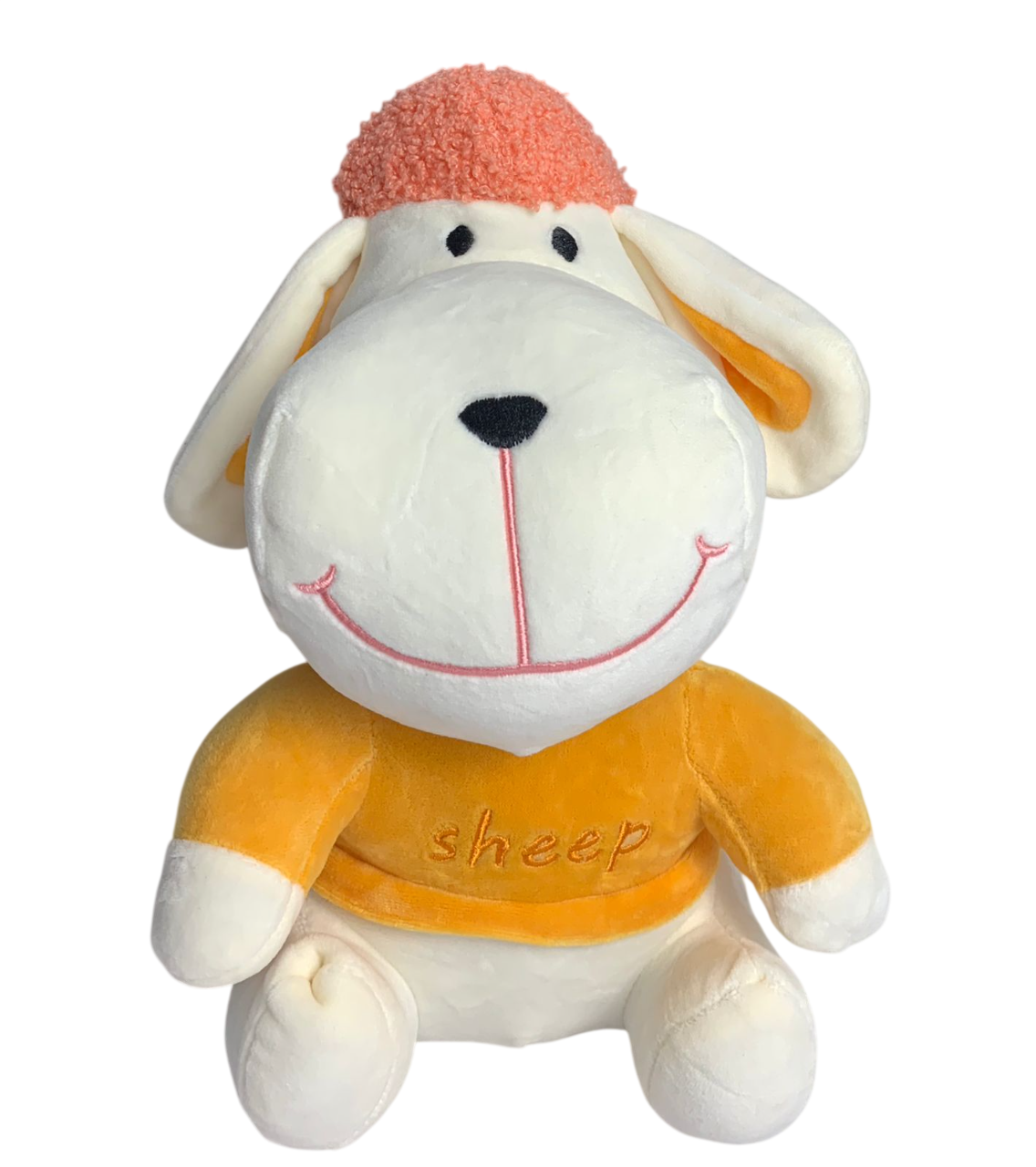Pelúcia Ovelhinha Sheep Sorridente Laranjinha