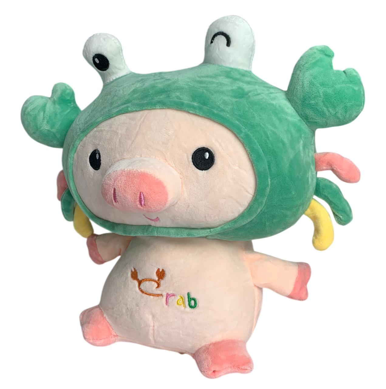 Pelúcia Porquinho Caranguejo Fofinho Verde