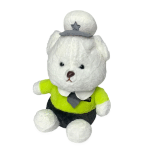 Ursinho Oficial de Pelúcia Verde – Estilo Elegante