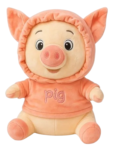 Pelúcia Porquinho Pig Rosa Encantador