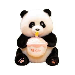 Panda Party Plush – Edição "Bolo de Felicidade"