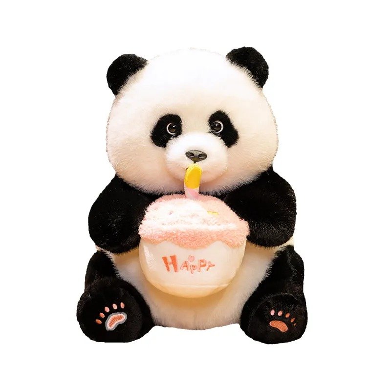 Panda Party Plush – Edição "Bolo de Felicidade"