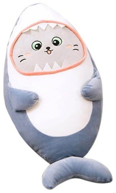 Sharky-Cat Cinza – O Gatinho Disfarçado